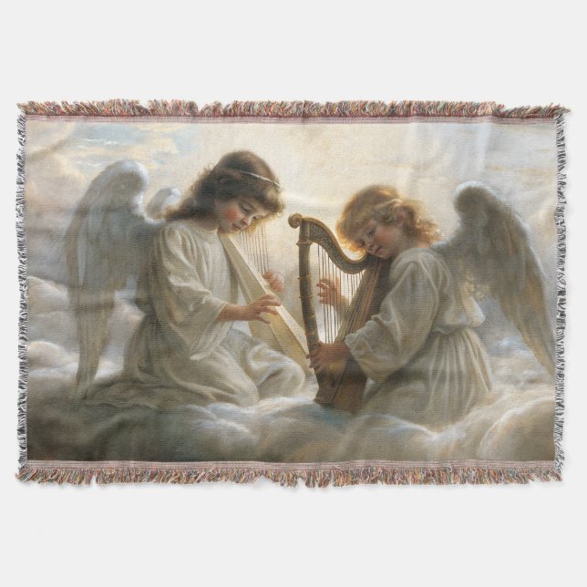 Manta Fantasía de la Sirena Dorada - Tema del Océano (Anverso)