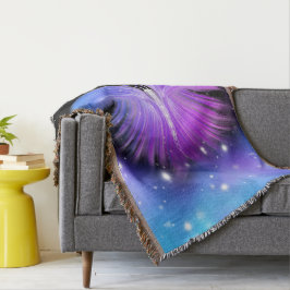 Manta Fantasía espacial Mariposa Cósmica