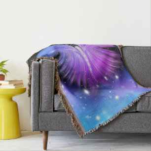 Manta Fantasía espacial Mariposa Cósmica