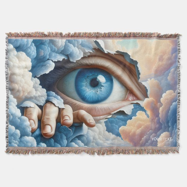 Manta Fantasía nubes oculares agudas (Anverso)