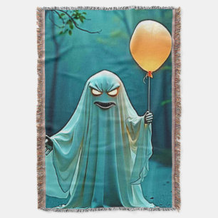 Manta Fantasma fantasmal con globo espeluznante
