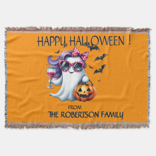 Manta Fantasma femenino espeluznante de Halloween 
