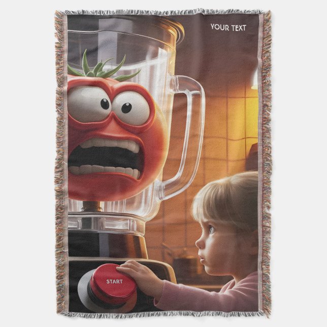 Manta Fantasy Cute Chica Tomato Blender (Frente vertical)