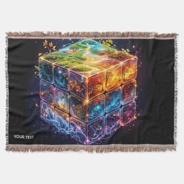 Manta Fantasy Cute Cube Seasons Space (Anverso)