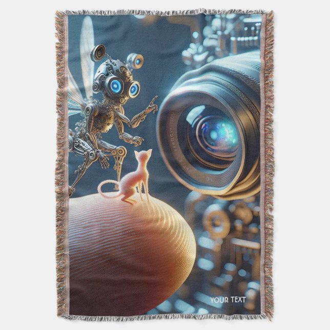 Manta Fantasy Cute Fly Robot Finger (Frente vertical)