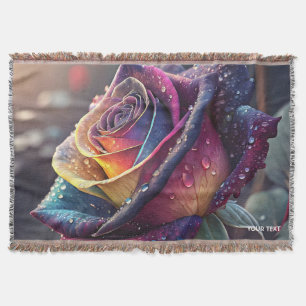 Manta Fantasy Cute Morado Rosa Amarilla