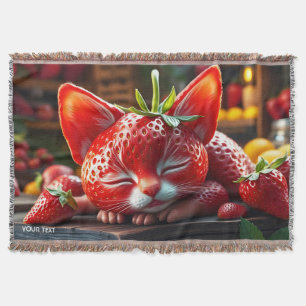 Manta Fantasy Cute Strawberry Lovely Kitten