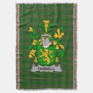 Manta Farrell irlandés o O_Ferrell Escudo de la familia