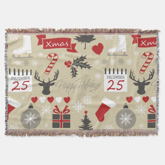 Manta Felices Fiestas (Anverso)