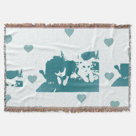 Manta Feline Friends. Adorable Kitten Duo.