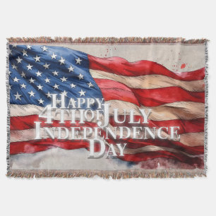 Manta Feliz 4 de julio - Día de la Independencia