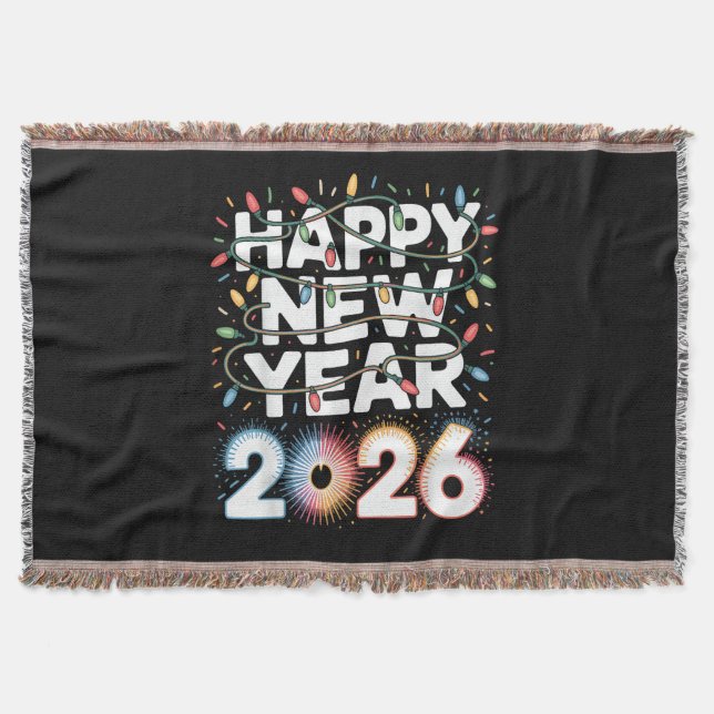 Manta Feliz Año Nuevo 2026 (Anverso)