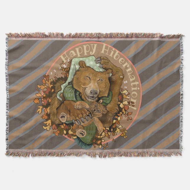 Manta Feliz Hibernación Miedo (Anverso)