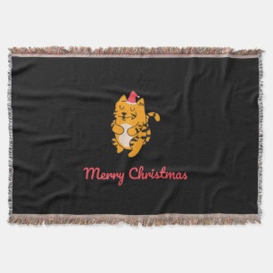 Manta Feliz Navidad Santa Tiger