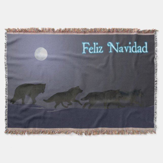 Manta Feliz Navidad - Wolfpack (Anverso)