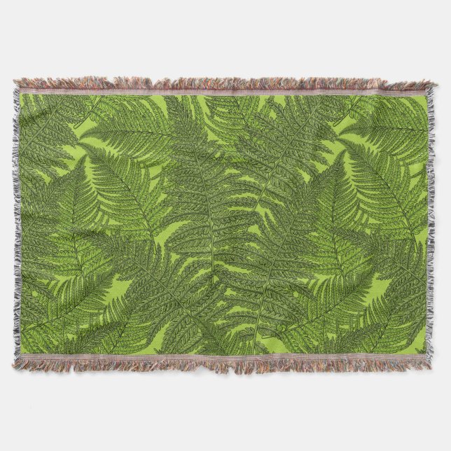 Manta Fern en verde (Anverso)