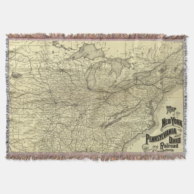 Manta Ferrocarril de Nueva York, de Pennsylvania y de (Anverso)