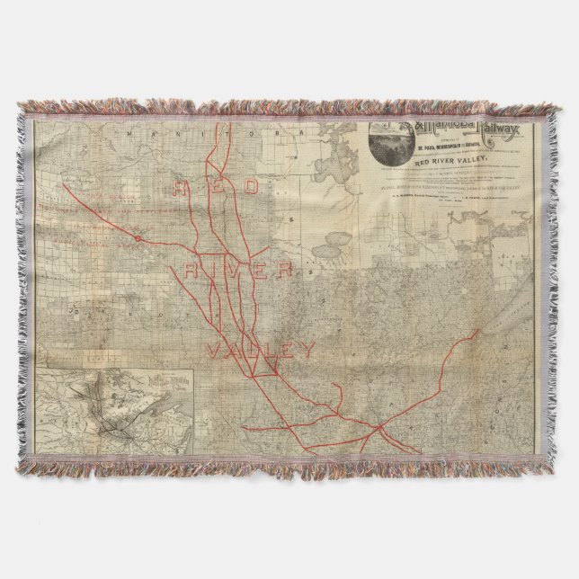 Manta Ferrocarril de San Pablo, de Minneapolis y de (Anverso)
