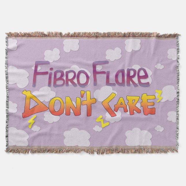 Manta Fibro Flare No Te Importa (Anverso)