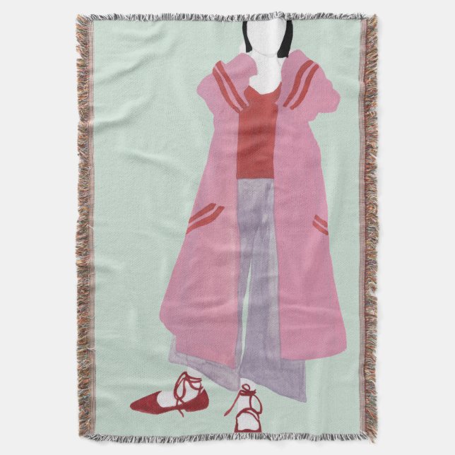 Manta Figura derecha de la moda - chaqueta de gran (Frente vertical)