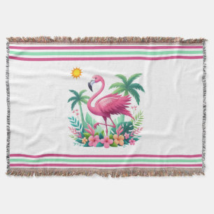 Manta Flamingo rosa de Florida/Tropical