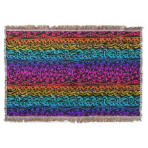 Flor arcoiris de Boho Mandala y cubierta de hojas