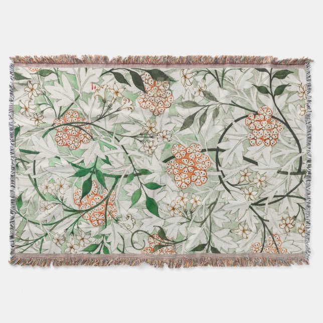 Manta Flor de Jazmín de William Morris (Anverso)