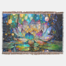 Manta Flor de Loto Iluminada en Floración