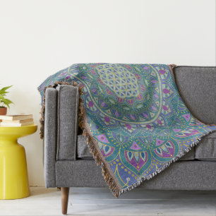 Manta Flor De Vida - Mandala Estilo India 1