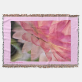Manta Flor rosa brillante