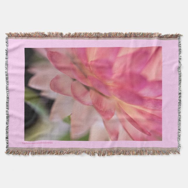 Manta Flor rosa brillante (Anverso)