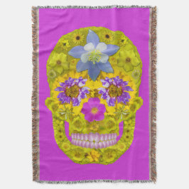 Manta Flor Skull 3