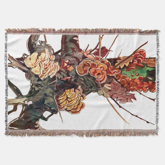 Manta Flora exótica nº 9 en Sunshine Dazzle (Anverso)