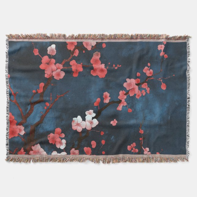 Manta Floraciones de medianoche (Anverso)