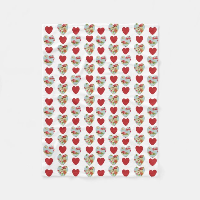 Manta floral del corazón (Anverso)