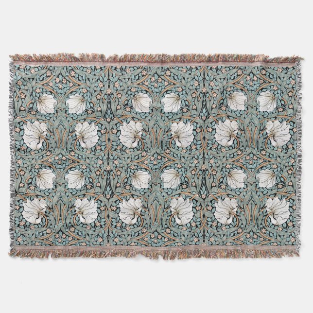 Manta floral del tiro del Pimpernel de Nouveau (Anverso)