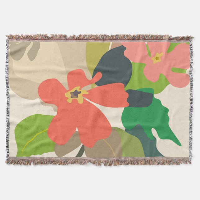 Manta Floral Garden Color Blocks (Anverso)