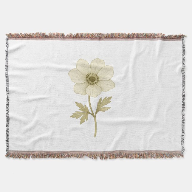 Manta Floral suave (Anverso)