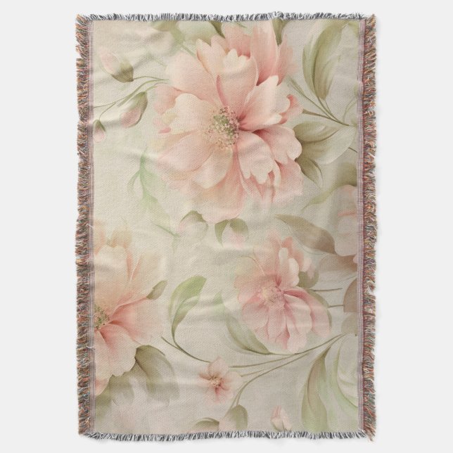 Manta Floral Suave (Frente vertical)