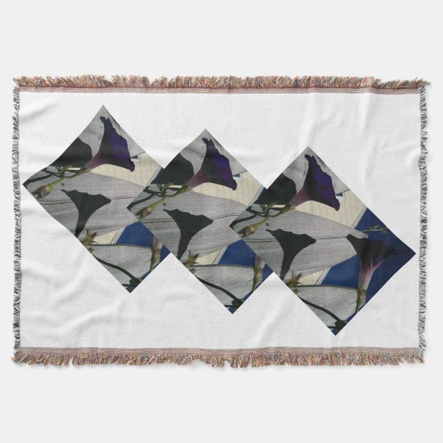 Manta floral única del tiro (Anverso)