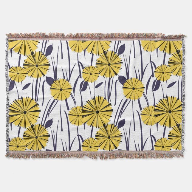 Manta Flores amarillas (Anverso)