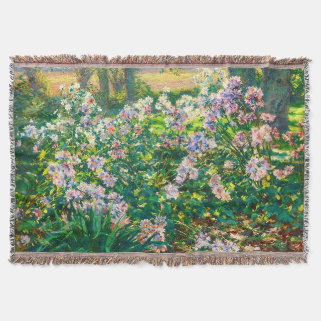 Manta Flores de bonito de época ilustracion de flores de (Anverso)