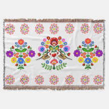 Flores de diseño polacas.