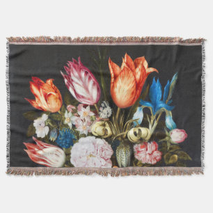 Manta Flores de época en un vaso de Ambrosius Bosschaer