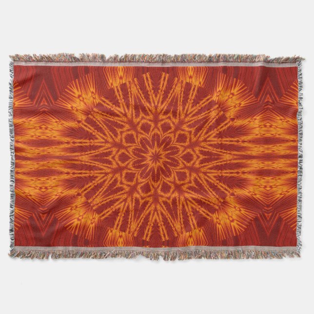 Manta Flores de fuego 277 (Anverso)