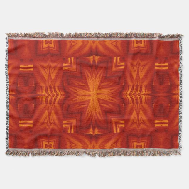 Manta Flores de fuego 284 (Anverso)