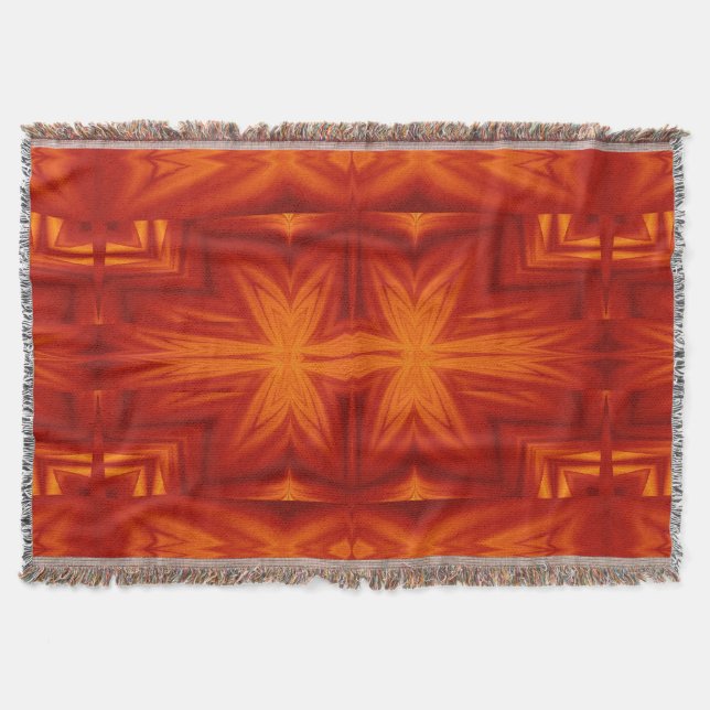 Manta Flores de fuego 287 (Anverso)