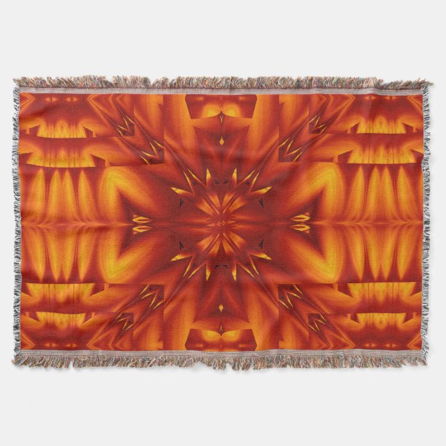 Manta Flores de fuego 294 (Anverso)