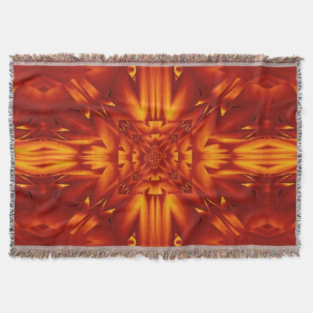 Manta Flores de fuego 300 (Anverso)