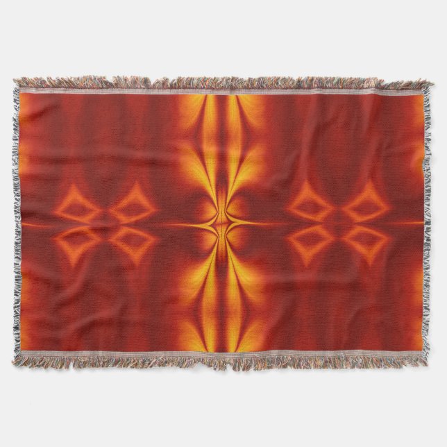 Manta Flores de fuego bohemias 12 (Anverso)